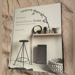 Monochrome home interior design book